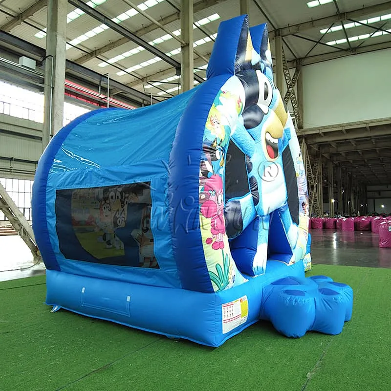 Bluey Themed Inflatable Bounce House with Slide